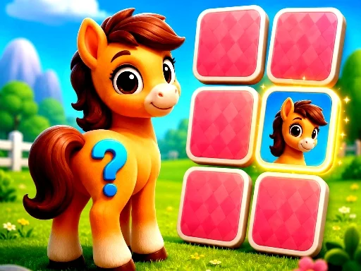 Cute Pony Memory Quest - 288BET