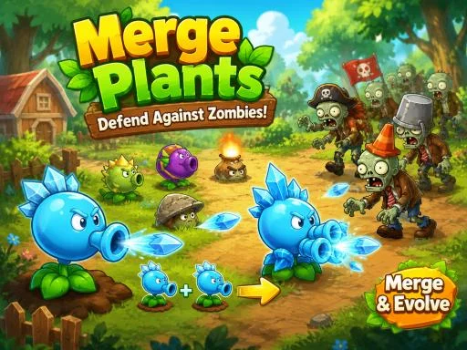 Merge Plants – Defense Zombies - 288BET
