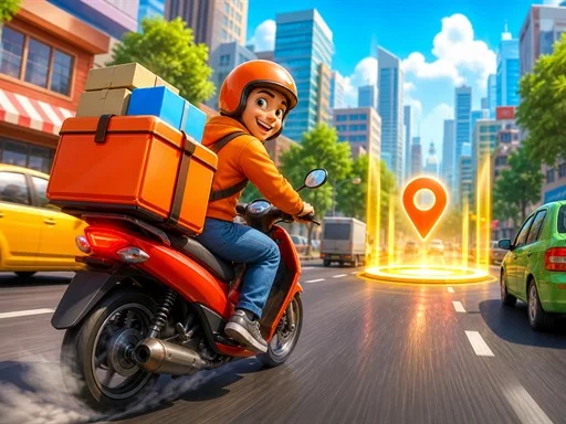 City Delivery Rider Simulator - 288BET